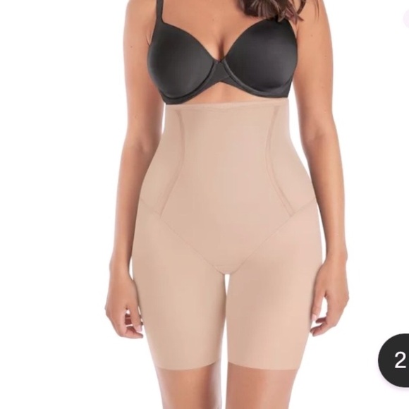 Maidenform High Waist Thigh Slimmer Firm Foundations Control Shapewear size XL - Picture 1 of 16